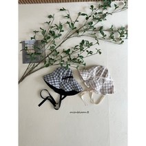 베베 포터버킷햇(양면) 모자 봄 백일 돌 6개월 촬영룩 블룸비 북유럽아기옷