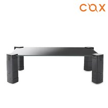 COX CMS10S 싱글 높이조절 강화유리 모니터 받침대