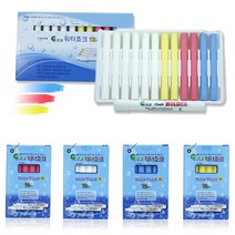 그린태성물분필혼합12P+분필홀더1개 /친환경 워터초크 물분필 분필 분필홀더, 노랑
