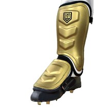 슈퍼스킨 타자 풋가드 야구 다리보호대 좌타 우타, 블루 우타