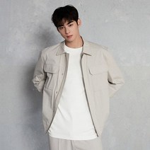 지오다노 01073505 남성 NEW 차은우 아웃포켓 셔츠타입 자켓 073505