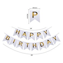 멀티 테마 생일 축하 배너 베이비 샤워 첫 번째 파티 장식 부스 번팅 화환 플래그, [23] as picture
