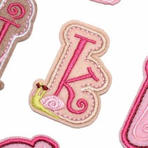 DIY리폼 열접착 와펜 26종세트 알파벳 열접착와펜 열접착와펜패치 알파벳와펜패치