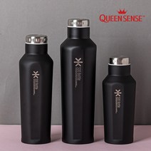 퀸센스 뉴 수 블랙 보온보냉병 700ml, 1개