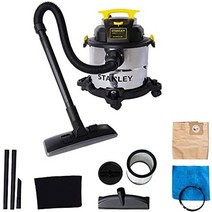 이동식 집진기 stanley sl18410-5b 진공 청소기 습식 및 건식 사용 6.6갤런(20리터) 용량, 가) 20리터