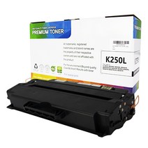 삼성전자 인쇄용 대용량 잉크 토너 MLT-K250S, 검정(대용량)