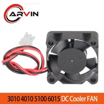 3D 프린터 12V 24V 팬 볼 베어링 2510/3010/4010/5010/6015 냉각 터보 부품 용 브러시리스 DC 쿨러 송풍기, 6015 24V, 2개