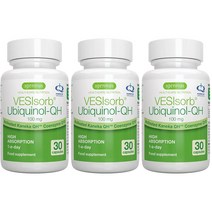 Igennus Healthcare Nutrition VESIsorb Ubiquinol-QH 이겐누스 헬스케어 뉴트리션 베시소브 유비퀴놀-QH 100mg 30캡슐 3팩