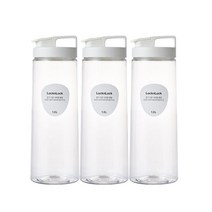 락앤락 몸체에 홈이있어 잡기쉬운 식탁물병 화이트 1.5L x 3개, 단품