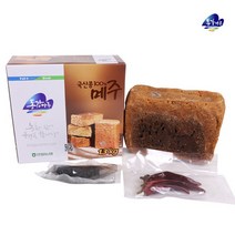 [동강마루] [영월농협] 우리콩메주 된장만들기 1.3kg(메주1장 숯 건고추), 상세 설명 참조