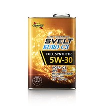 수노코(SUNOCO) 스벨트 수입차 외제차 합성 엔진오일(유럽 승인규격) / C3 5W30 - 1L, 5W-30, 1개