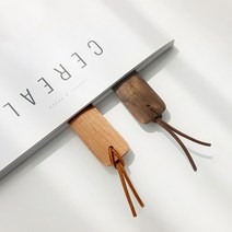 엄마마음 우드 원목 북마크 책갈피 책클립, 월넛 P10440