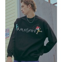 MAYNOV1722 카우보이 헤비웨이트 맨투맨 -블랙 M-MH1007-Black Cowboy Heavy Weight Mtm