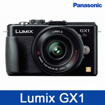 파나소닉 정품 루믹스 DMC-GX1 (렌즈 미포함) 미러리스카메라 k, 블랙, 바디+14-42mm 줌렌즈