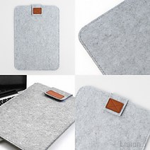 리시안제이 22X32CM 노트북 파우치 그레이 13인치 노트북 파우치 남자 노트북 파우치