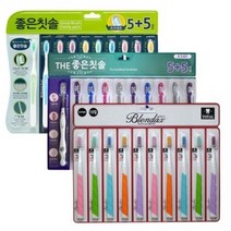 바른생활 초극세모 좋은칫솔 10p + 더좋은칫솔 10p + 블렌탁스 토탈케어 칫솔 10p, 3세트
