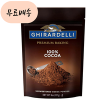 기라델리 언스위티드 코코아 가루 227.g 무설탕 베이킹 핫초코, 227g, 1개