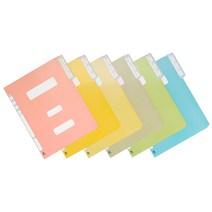 문화산업 친환경 정부화일 F194-7 10매입 팩, 01-분홍 (F194-7 10매입 PACK)