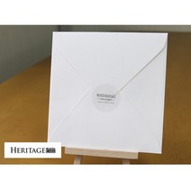 정사각형 봉투 정사각봉투 스티커 세트13.5cm 14.5cm 15.5cm - 10장, 13.5cm정사각, invitation크라프트