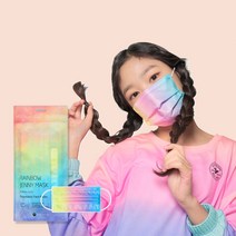 퓨어네이처 [퓨어네이처] 덴탈형 무지개 제니 마스크 5매입 덴탈마스크, S