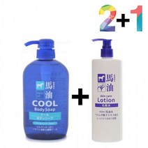 스킨 히알 바디워시 미끌거림없는 등드름 모공 쿨 제거 클렌징 가드름 각질, 쿨바디워시(파랑) 2개_히알스킨세럼180ml 1개