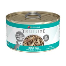 그레이비 그레인 프리 고양이 사료 통조림에 사바를 곁들인 Weruva Truluxe Honor Roll, 6-oz case of 24