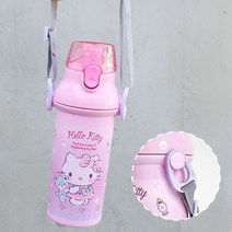 캐릭터 원터치물통 어린이집 유치원 초등학교 휴대용 헬로키티물병