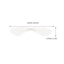 시뮬레이션 잠자리 날개 장식 DIY 바느질 귀걸이 의류 패브릭 공예 용품 20 개