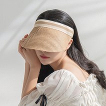 아르느 비앙카 밀짚 라피아햇 썬캡