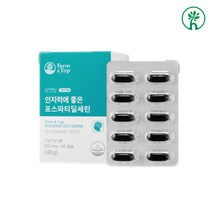 포스파티딜세린 은행잎 추출물 두뇌 뇌 영양제 플라보놀배당체 기억력 인지령 뇌세포 비타민e 메모리 지피에스 직장인 노인 수험생 캡슐, 60캡슐