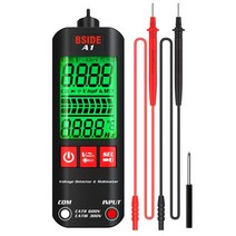 검전기 전기 테스터기 비접촉 BSIDE Multimeter LCD Digital Tester Voltage Detector 2000 Counts DC/AC F, 01 Multimeters