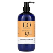 EO 프로덕트 EO Products 샤워젤 오렌지 블라섬 앤 바닐라 473ml(16fl oz), 4개