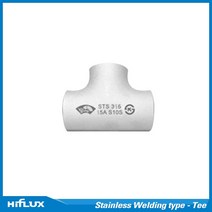 유성벤드 스텐 용접 관이음쇠 피팅 - TEE (S20) SUS316 80A-32A, 1개