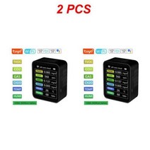 가스 일산화탄소 감지기 공기 질 포름알데히드 모니터 온도 습도 Hcho Tvoc Co Co2 Pm10 Pm2.5 1 2 3피스, 04 2pcs