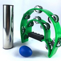 핸드 터치 핸드벨 종 리듬 악기 Wrist Bells Kids Jingles Shake Rattles Toy Percussion Educational Baby, 01 green