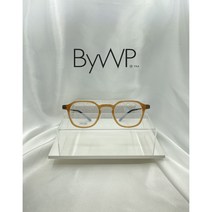 신제품 100%정품 볼프강안경 BYWP BYA22025OBR-BR 라이트브라운컬러 울프강프록쉐 안경라운드 콤비테 고도근시안경테추천