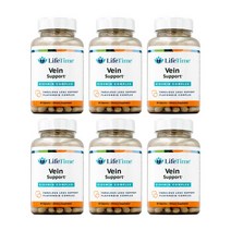 6개 디오스민 베인 서포트 컴플렉스 500 mg 60 캡슐 Life Time