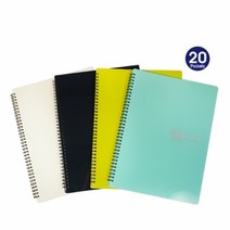 컬러PP스프링클리어화일20PSP 1박스80개입, 혼합