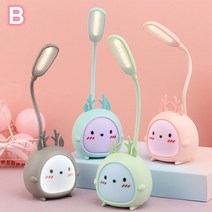 이케아독서대 책고정집게 2단독서대 책받침 만화 책상 램프 눈 보호 에너지 절약 독서 램프 usb 충전 잠자는 밤 빛 led 테이블 램프 아이 선물, 영양 사슴, 초록