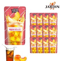 쟈뎅 쟈뎅 까페리얼 복숭아 아이스티 230ml x 20개