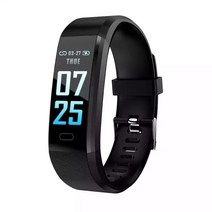 (에서 선박 us) 스마트 워치 피트니스 트래커 스포츠 시계 혈압 심장 모니터 Smartwatch ios 안드로이드, 02 Black