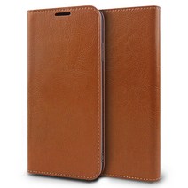 더조은셀러 갤럭시A6 2018 천연 소가죽 다이어리 케이스 A600 휴대폰