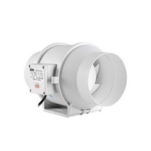 복합 초강력 환풍기 업소용 10인치 환기 배기펜 닥트, 4인치 소형 + 2개버클 2미터 튜브