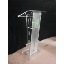 크리스탈강연대 아크릴 단상 강의대 연단 리셉션 사회대 투명 조명 led 연설대 발표대 호텔, O라인풀투명