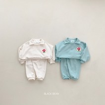 블루밍상하세트 키즈 봄아동복 아기코디 남아 여아 블랙빈
