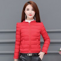 DFMEI 패딩 여성 숏 슬림 점퍼