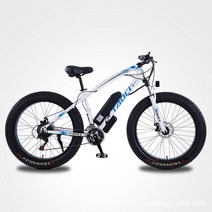 산악 전기자전거 전동 접이식 대용량 전기 아크즈 리튬 배터리, 화이트 48V13AH750W