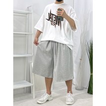 내입옷 고퀄 각이 살아있는 이중지 7부 팬츠 4color 슈퍼 와이드핏 반바지