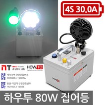 하우투 80W 집어등 5.5시간 실속형 낚시 갈치 호래기 써치 랜턴 램프 낚시용품 PR-H80W-300D, 하우투 80W 5.5간 (PR-300D)고속충전기업글