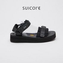 SUICOKE 수이코크 CEL-VPO 스트랩 샌들 Black